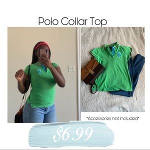 Polo Collared Top